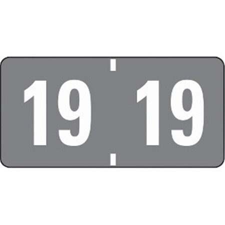 Pen2Paper Label Etyj 2019, 500 Per Roll - Gray PE2659408